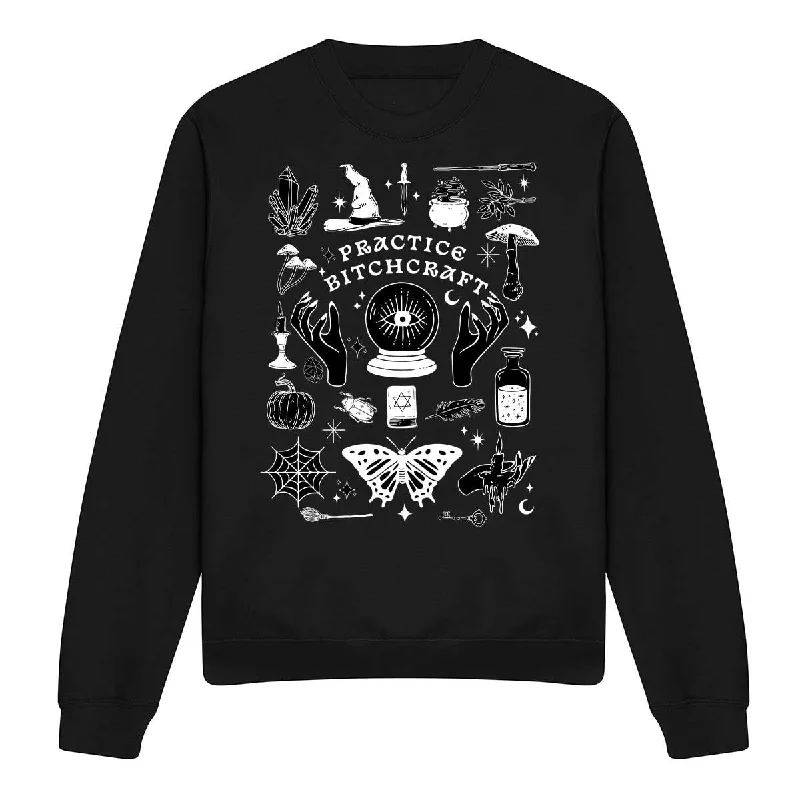 TIME-Limited Offer urban activewear hoodiePractice Bitchcraft Halloween Feminist Sweatshirt
