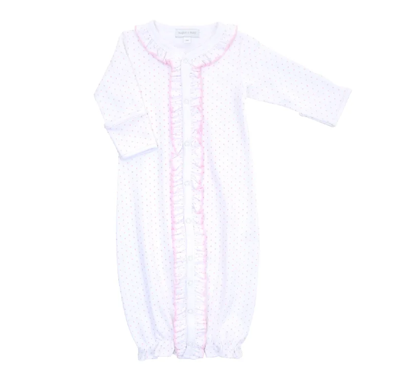 Limited Availability floral wrap dressMini Dot Ruffle Converter