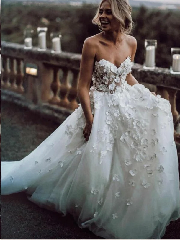 Major Savings Beautiful Wedding Dresses A Line Sweetheart Appliques Sexy Princess Bridal Gown JKW316 Major Savings Beautiful Wedding Dresses A Line Sweetheart Appliques Sexy Princess Bridal Gown JKW316