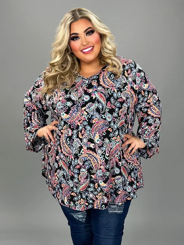 satin midi dress23 PQ {Living For The Moment} Black Paisley V-Neck Tunic EXTENDED PLUS SIZE 3X 4X 5X