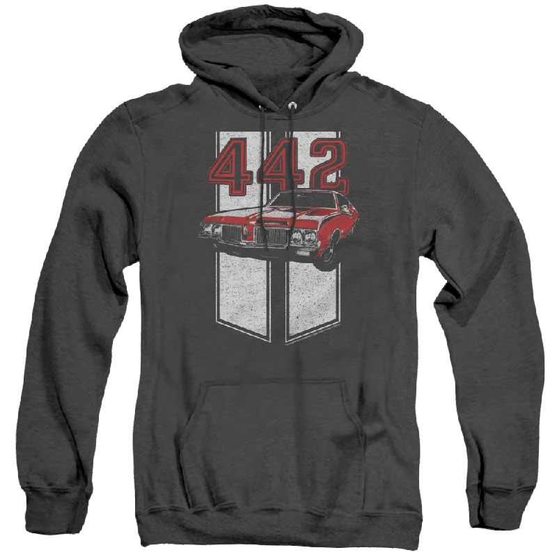 minimalist hooded sweatshirtOldsmobile 442 - Heather Pullover Hoodie