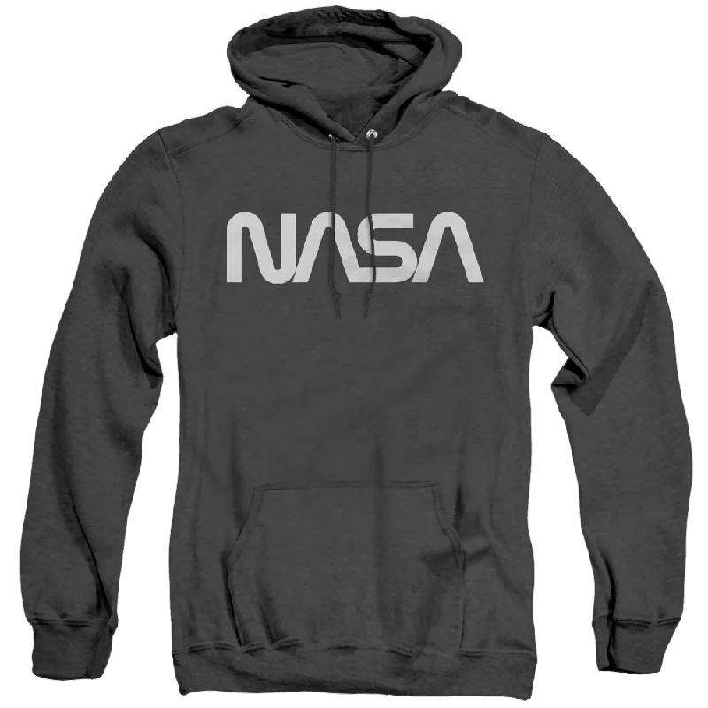 lightweight hooded sweatshirtNasa Worm Logo - Heather Pullover Hoodie