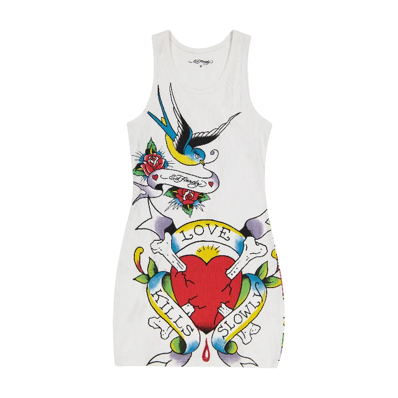 Online Only elegant maxi dressLKS Heart Rib Tank Dress