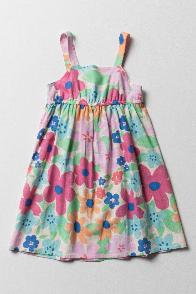 Deep Discounts satin dressStrappy Dress With Back Detail Multi