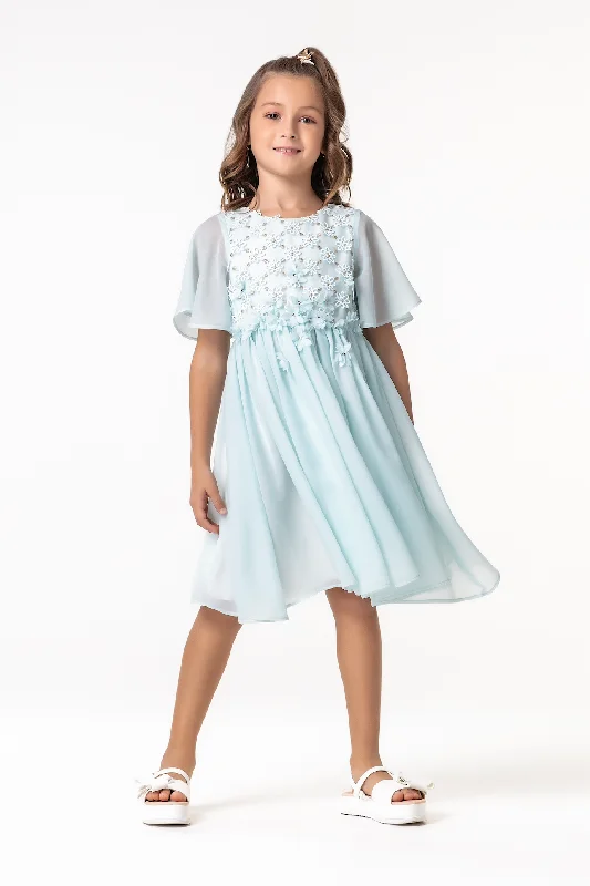 Big Discounts stylish dressDimensional Flower Dress