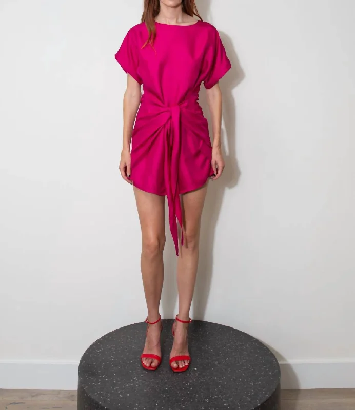 statement dressLaurel Dress In Fuchsia