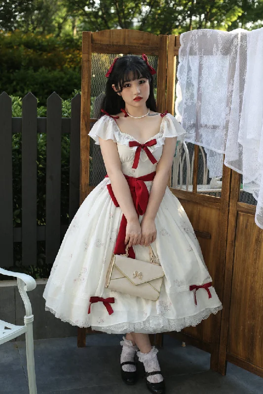 Buy More, Save More elegant maxi dress(Buyforme) Sweet Wood~Elegant Floral Sweet Lolita OP Corset Accessory