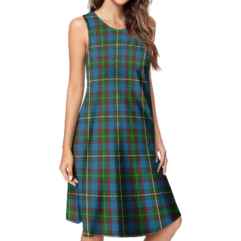 Lowest Price Tait Tartan Womens Casual Dresses