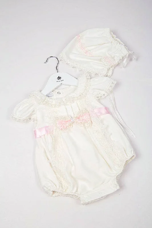 Stock Clearance A-line dressLacey Ivory Romper Set