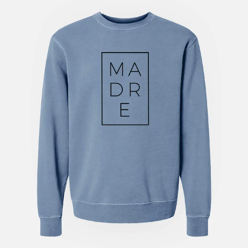 stylish performance hoodieMadre Boxed - Unisex Pigment Dyed Crew Sweatshirt