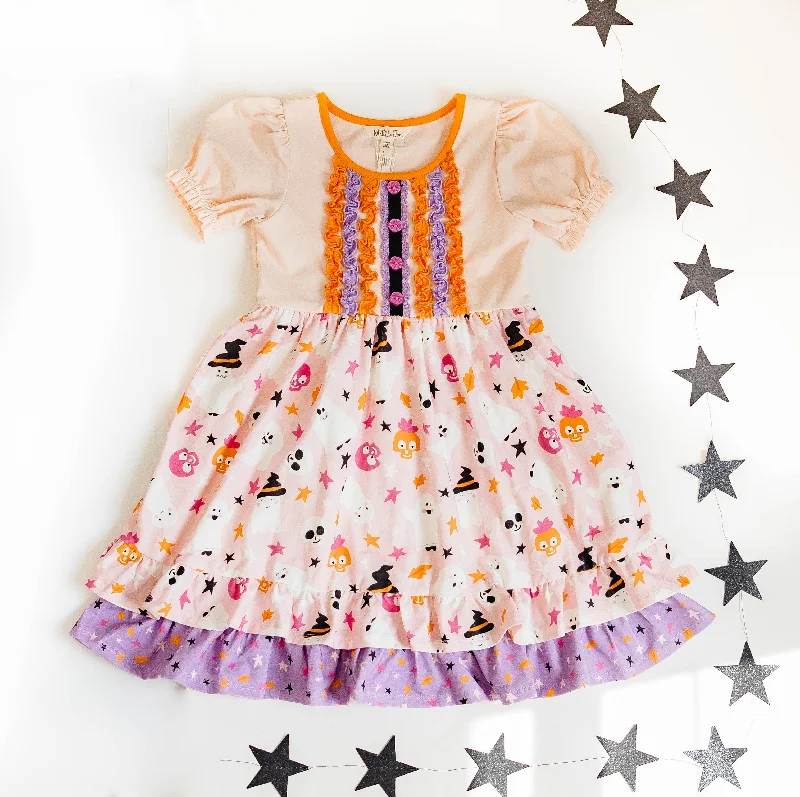 Buy Now fitted cocktail dressBoogie Woogie Monsters Ruffle Dress