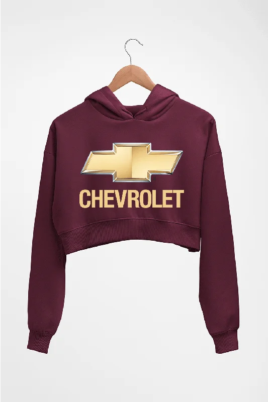 cozy hooded jacketChevrolet Crop HOODIE FOR WOMEN