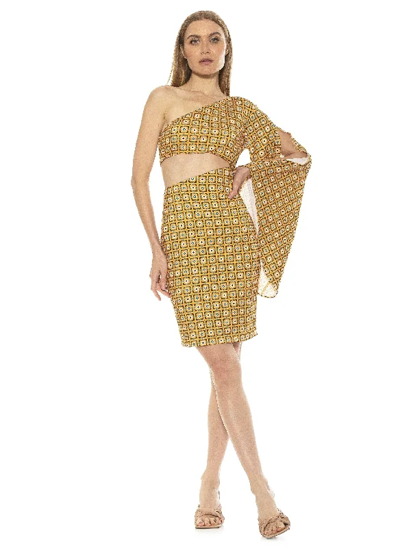 Super Sale cocktail party dressReese One Shoulder Dress
