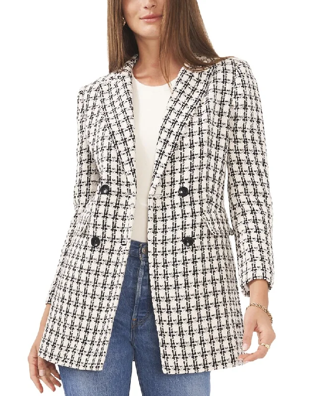 Weekend Deal high-quality coatVince Camuto Double-Breasted Longline Jacket