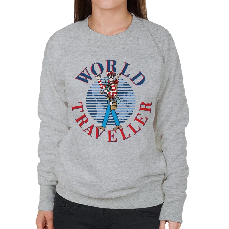 warm athletic hoodieWhere's Wally World Traveller Women's Sweatshirt