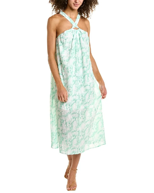 Grand Opening Sale trendy wrap dressEmmie Rose Halter Midi Dress