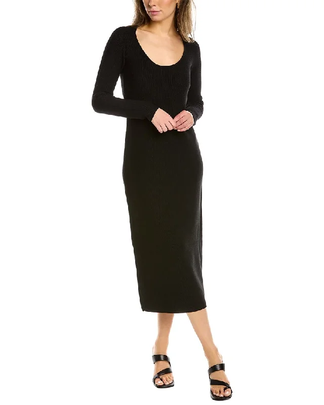 Buy Now fitted bodycon dressThe Sei Textured Knit Midi Dress