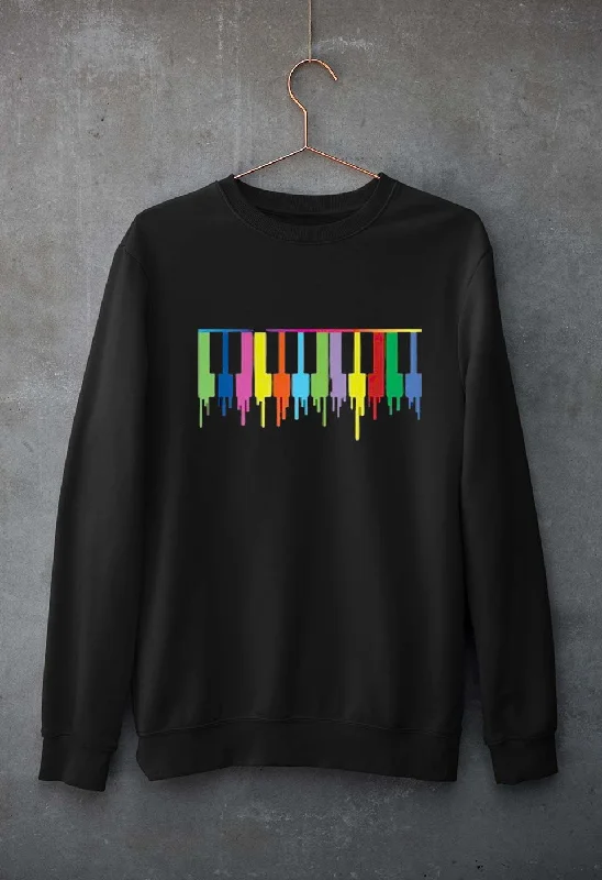 graphic gym sweatshirtPiano Unisex Sweatshirt for Men/Women