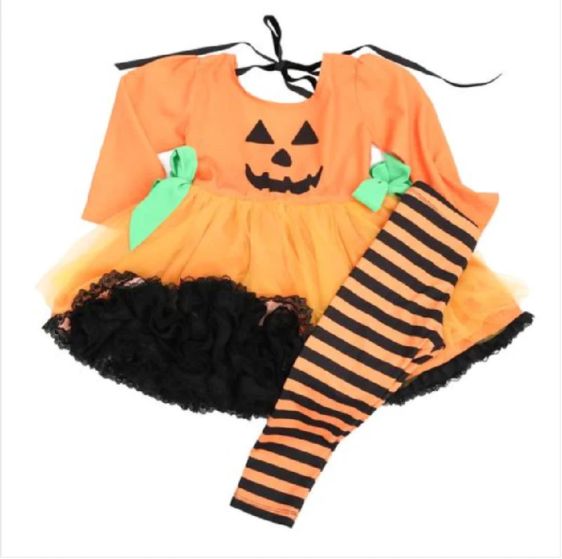 statement dressPumpkin Dress Set