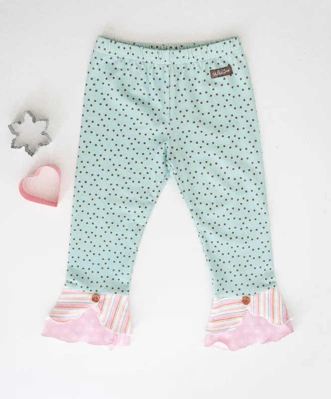 Members Only spaghetti strap dressPeppermint Dot Parade Scrappy Leggings