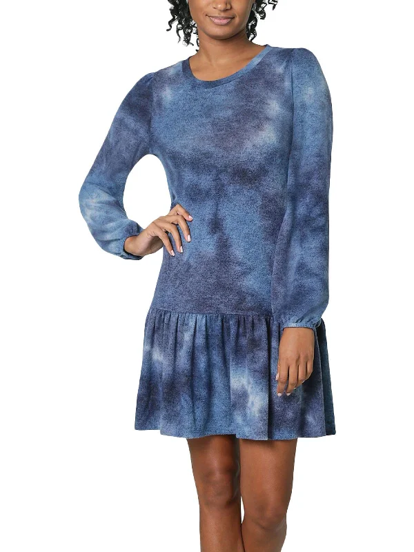 Amazing Deals summer dressPlus Womens Tie-Dye Short Sweaterdress