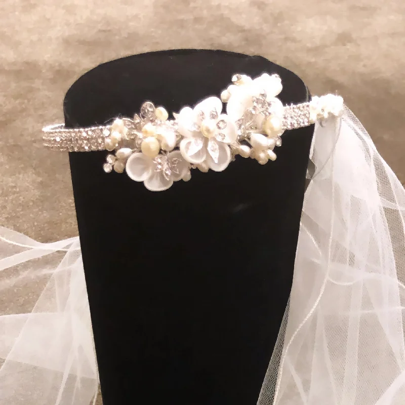 Price Drop Alert wrap-around dressCommunion Headpiece