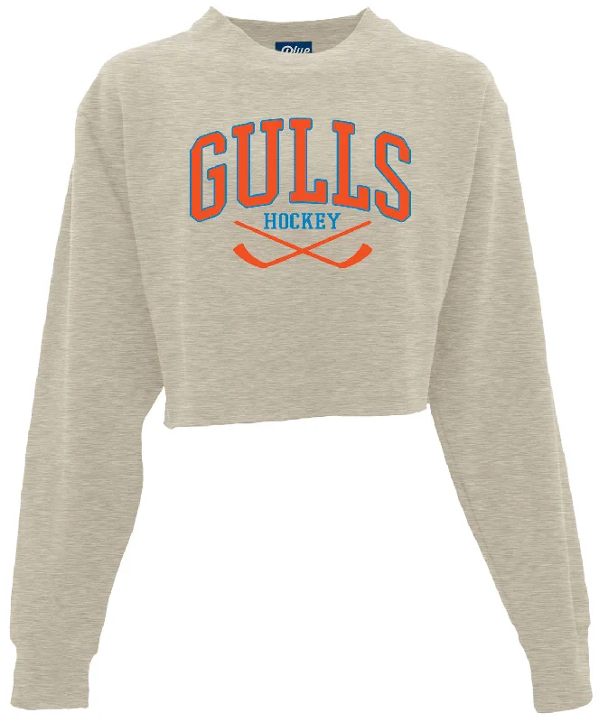 TIME-Limited Offer smooth fit athletic sweatshirtWomen's San Diego Gulls Vanity Plate Cropped Crew TIME-Limited Offer smooth fit athletic sweatshirtWomen's San Diego Gulls Vanity Plate Cropped Crew