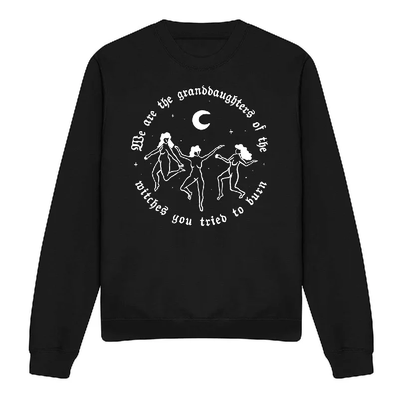 Unmissable Offer workout-ready hoodieWe Are The Granddaughters Of The Witches You Tried To Burn Halloween Feminist Sweatshirt