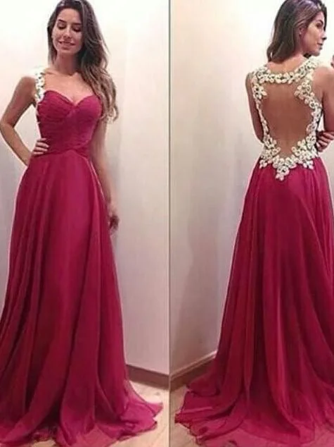Doorbuster Deal Simple Prom Dresses Sweetheart A-line Long Chic Prom Dress JKL1018
