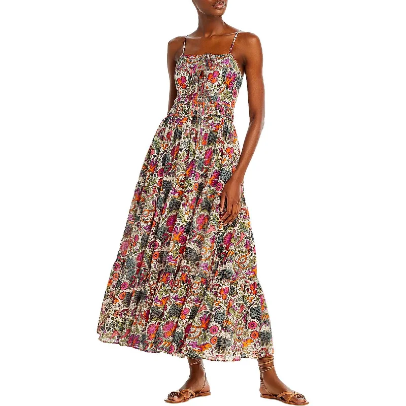 denim dressRhode Womens Zoe Cotton Maxi Sundress