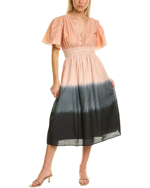 Can't Miss tiered dressSt. Roche Monarch Silk-Blend Midi Dress