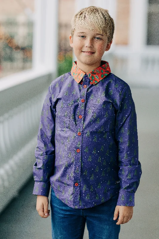 Closeout Sale pleated dressBoy's Button Shirt - Festive Little Wonders