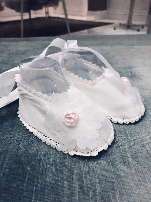 Today’s Deal party-ready dressBebe Gabrielle Pink Flower Booties
