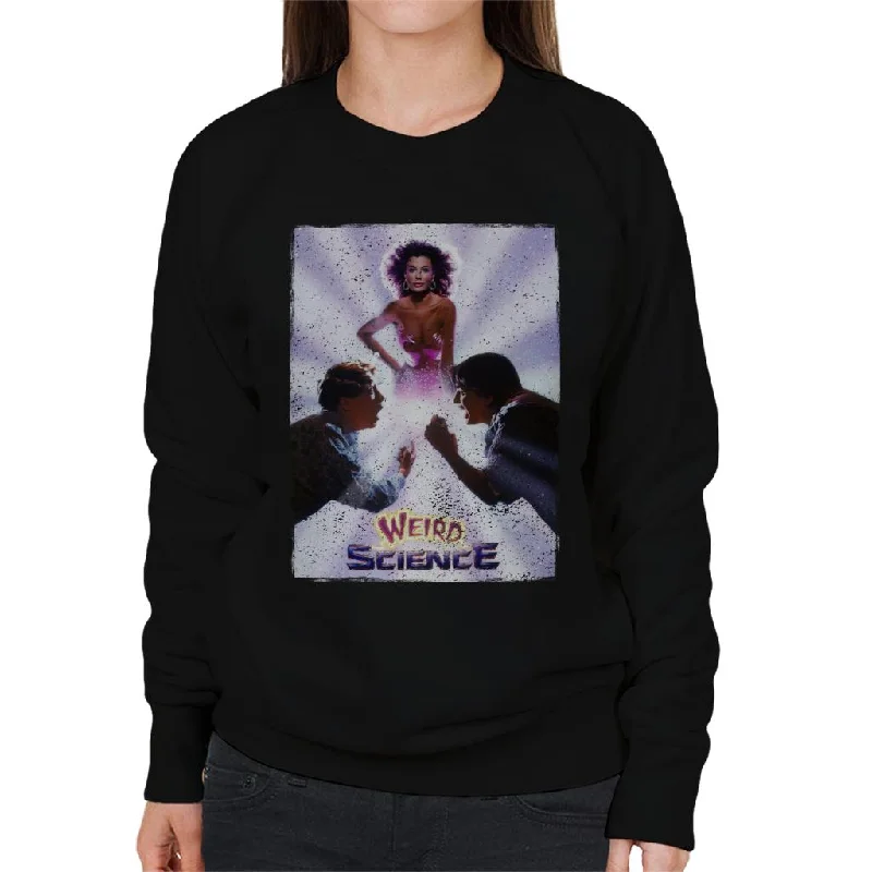 athletic style hoodieWeird Science Theatrical Poster Women's Sweatshirt