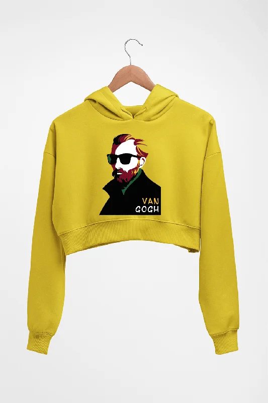 Year-End Sale simple hoodieVincent van Gogh Crop HOODIE FOR WOMEN