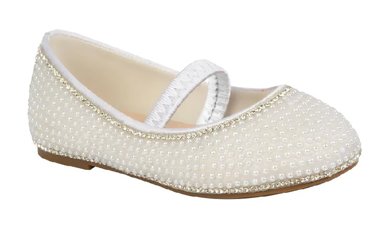 trendy bodycon dressHarper White Pearl Flat