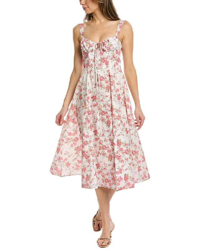 Daily Deals vintage-inspired dressMoonsea Floral Midi Dress