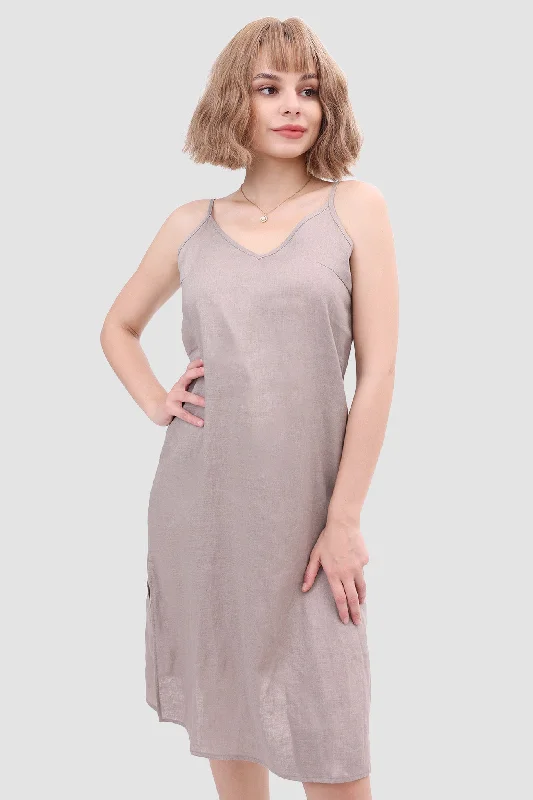 Big Discounts satin midi dressDaisy Linen Slip Dress