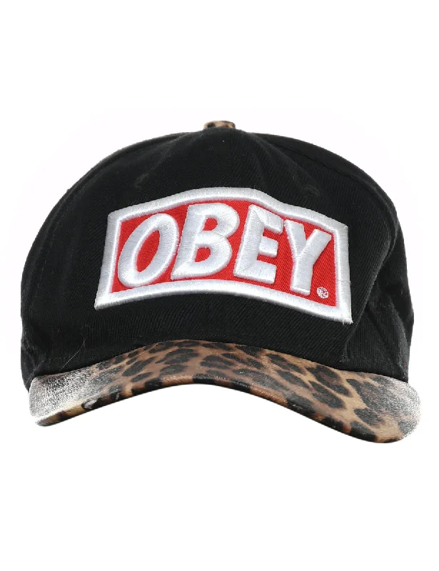 Mega Sale classic zip-up coatObey Embroided Cap - XS