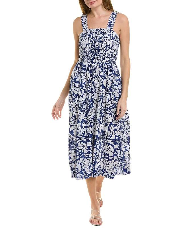 Price Slash elegant evening dressPomegranate Smocked Dress