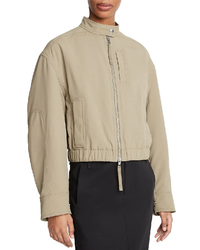 Bargain Bin chic outerwearVince Cropped Bomber Jacket