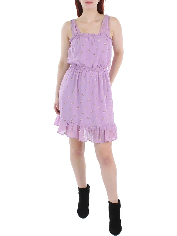 Online Only draped dressWomens Floral Print Tiered Sundress