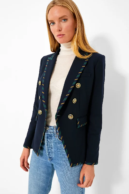 Deal Frenzy lightweight winter coatNavy Stripe Miller Dickey Jacket
