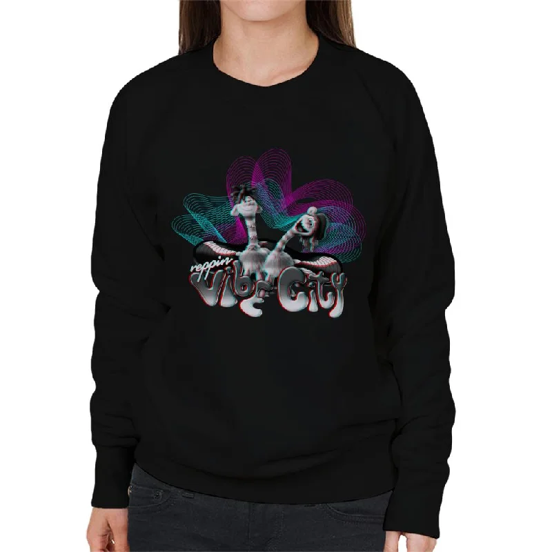 cozy gym sweatshirtTrolls Reppin Vibe City Women's Sweatshirt