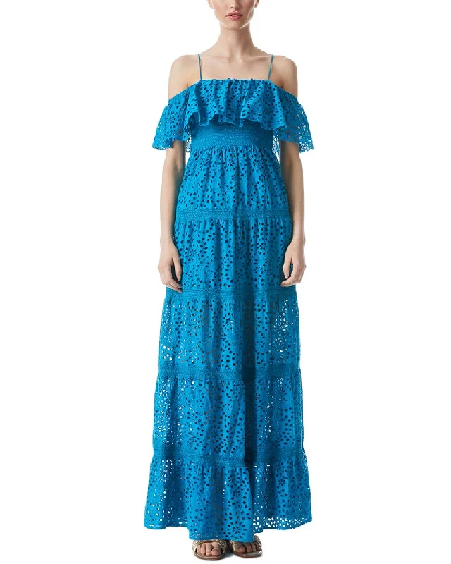 Savings Event boho-chic dressalice + olivia Kia Smocked Maxi Dress
