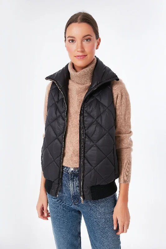 casual jacketBlack Jackson Quilted Vest