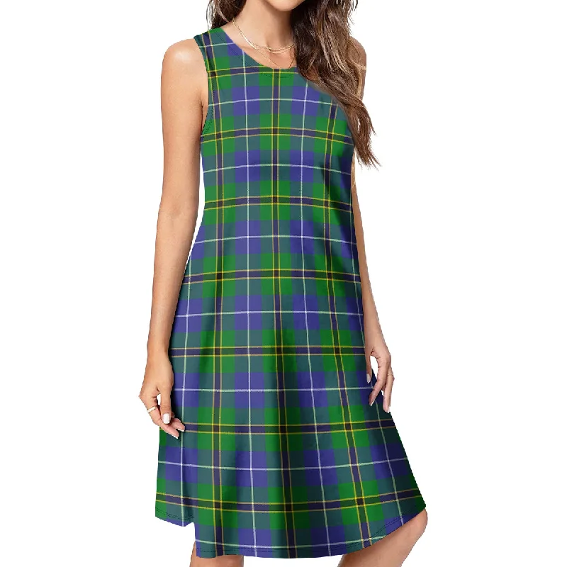New Arrival Turnbull Hunting Tartan Womens Casual Dresses