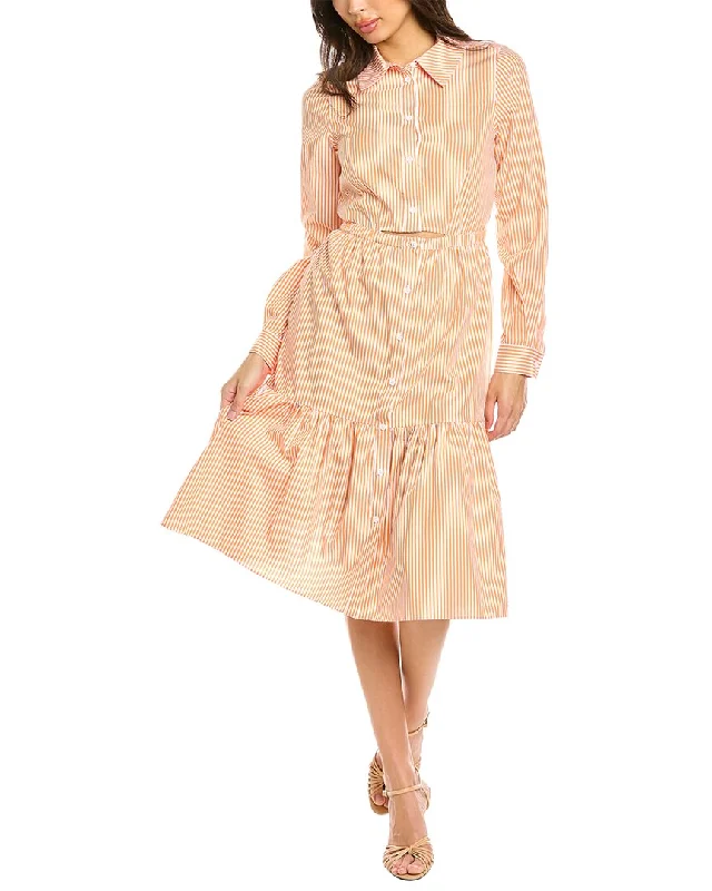 Incredible Offers fitted cocktail dressLinden Street Studio Cutout Shirtdress