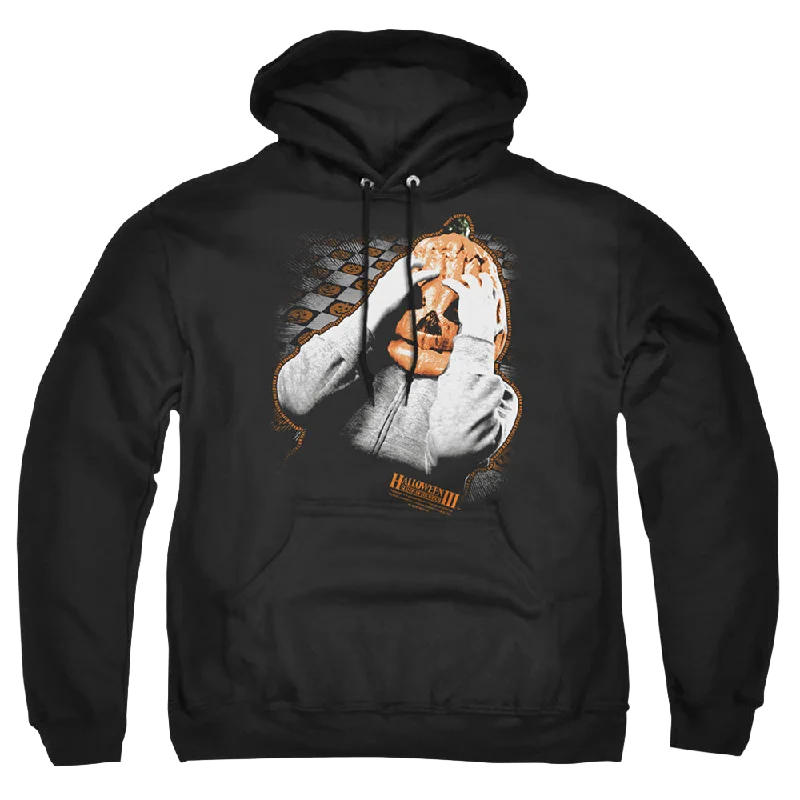 Daily Deals premium hoodieHalloween 3 Pumpkin Mask - Pullover Hoodie