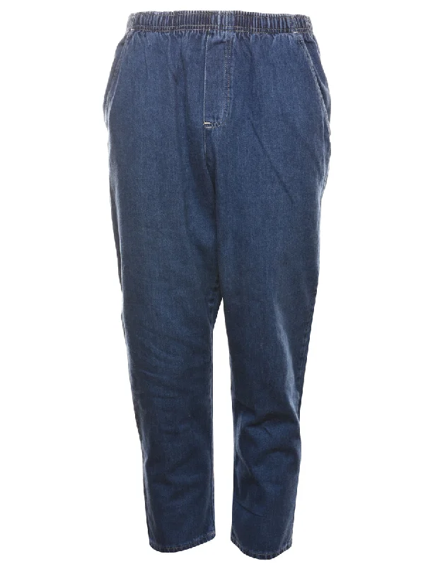 Online Exclusive Dark Wash Denim Trousers - W28 L26